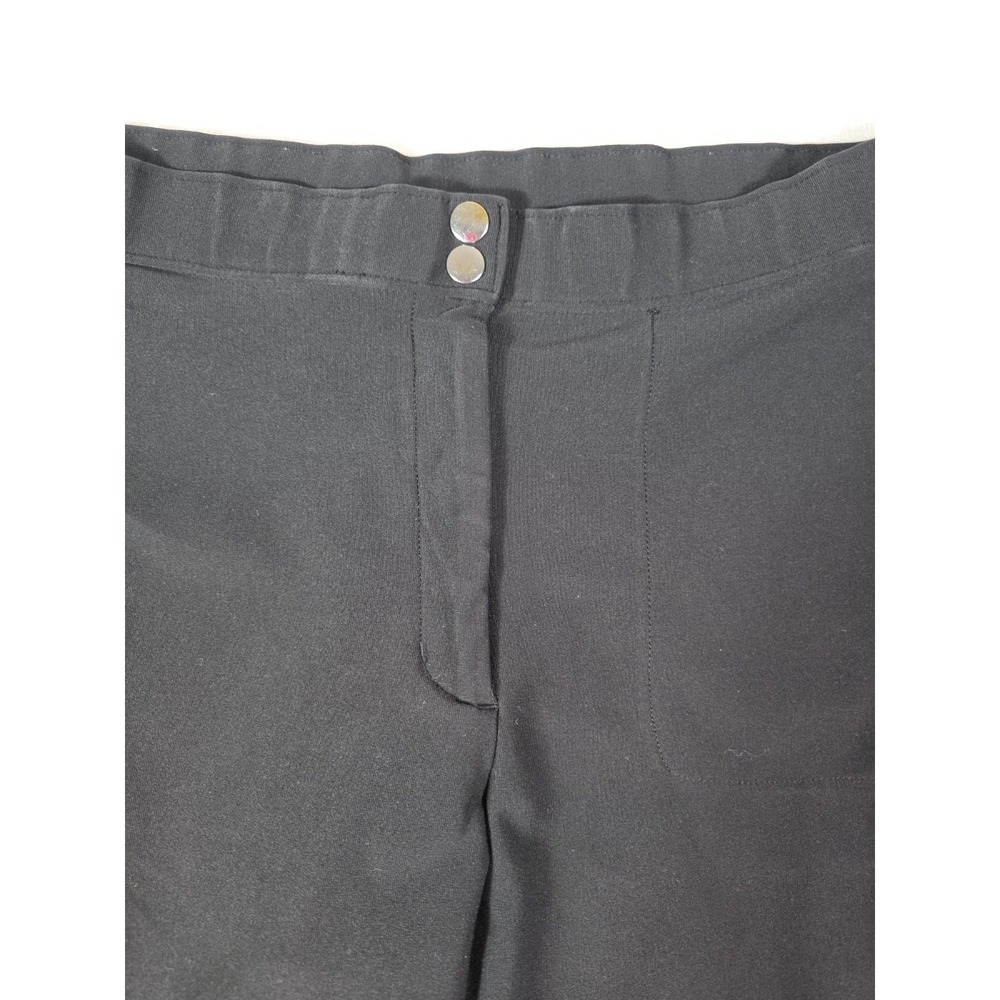 Nike Dri-FIT Stretch Wide Leg Pants Black Womens Size 6 Athletic Golf Career... - Picture 9 of 12